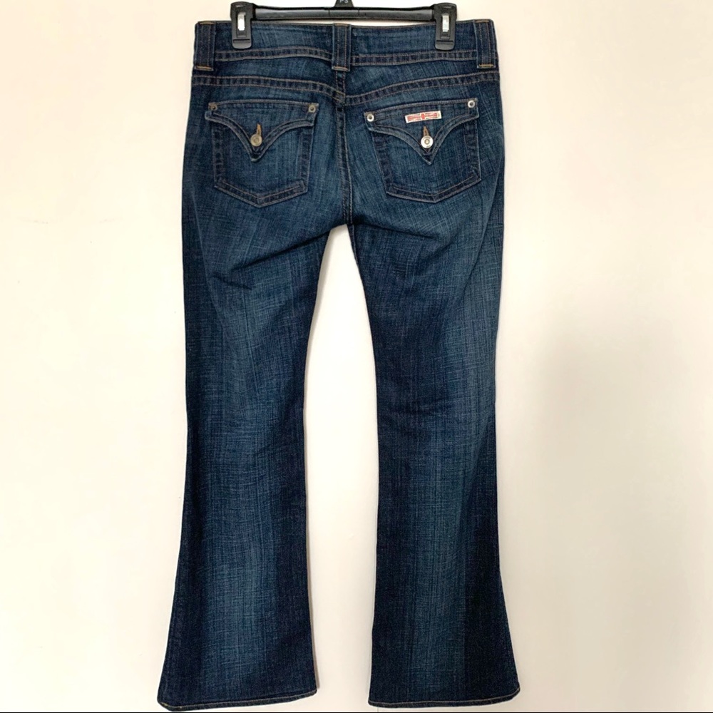Hudson dark wash jeans double button fly size 28